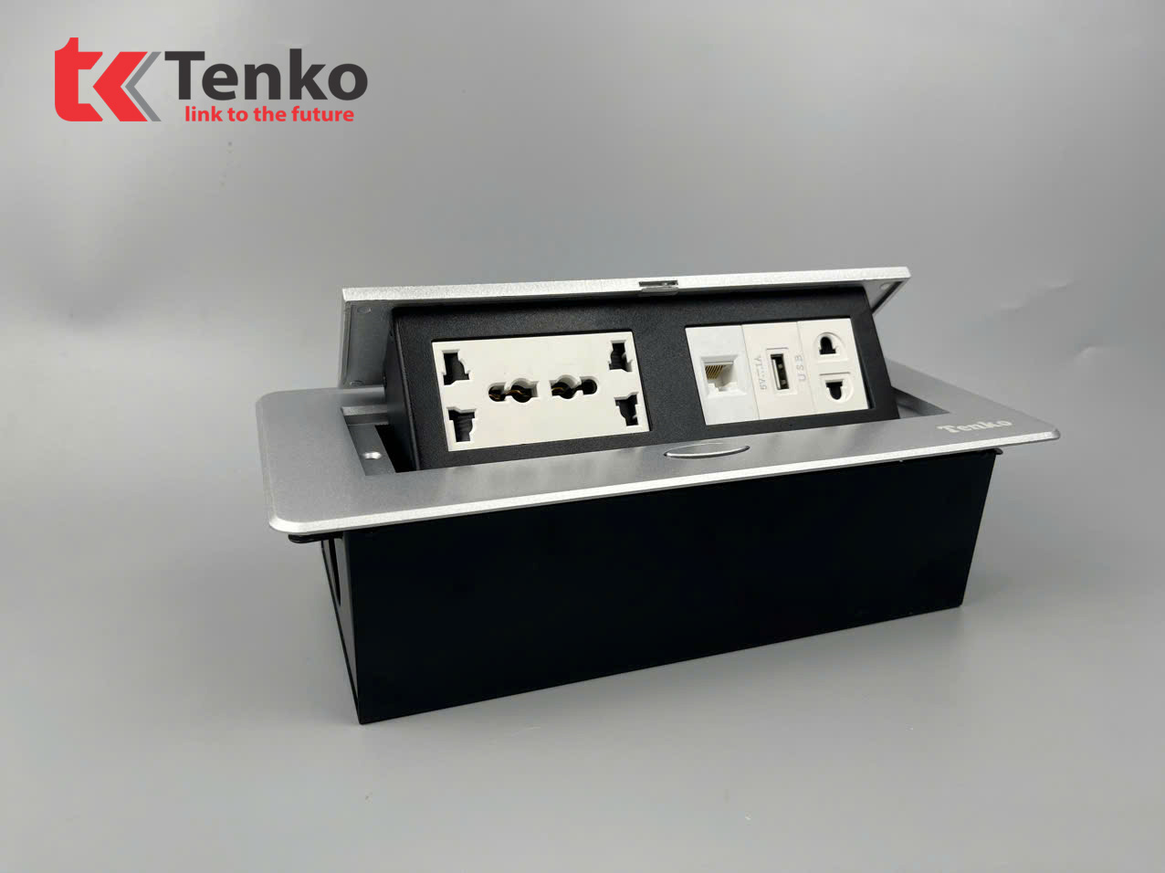 Hộp Ổ Cắm Điện &Acirc;m B&agrave;n Họp  TK-AS06DN-07